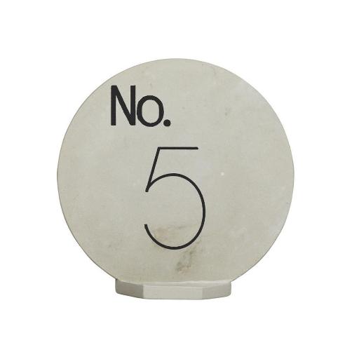 Concrete Table Number - Round