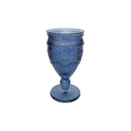 Blue Vintage Glass Goblet