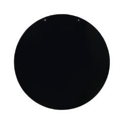 Black Circular Acrylic Sign - 2 ft