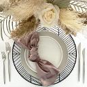 White High Rim 8" Side Plate
