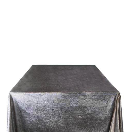 Charcoal Rectangular Velvet Tablecloth