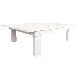 White Low Picnic Table - 4' x 2.5'