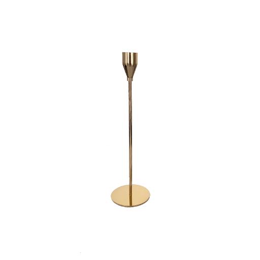 Gold Taper Candle Holder - 11.5"