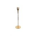 Gold Taper Candle Holder - 11.5"