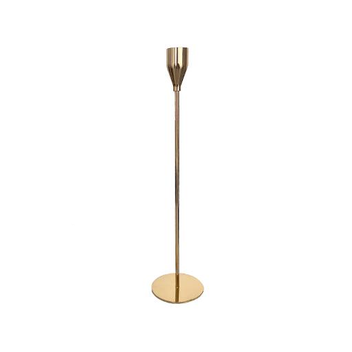 Gold Taper Candle Holder - Tall