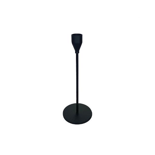 Black Taper Candle Holder - 9.5"