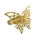 Gold Butterfly Napkin Ring