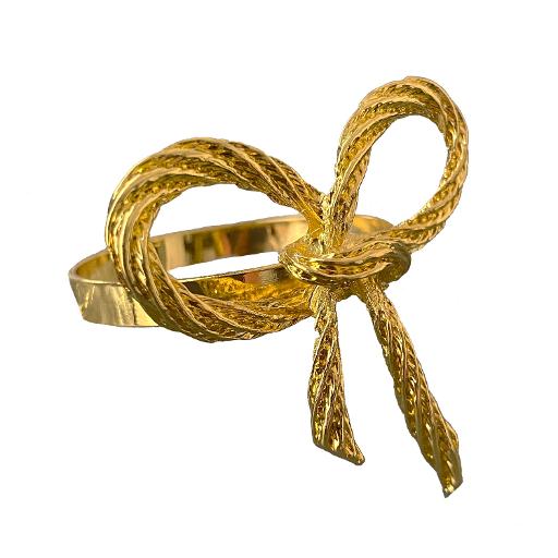 Gold Bow Napkin Ring