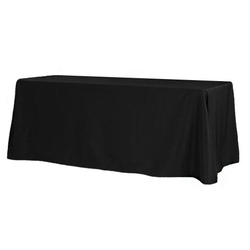 90"x156" - Black Table Linen