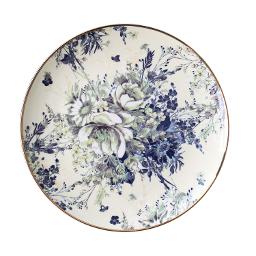 Sage Floral Porcelain 12" Charger Plate