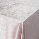 Blush Rectangular Velvet Tablecloth