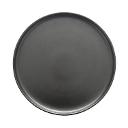 Black High Rim Matte 12" Charger Plate