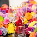 Gold Rim Gem Glassware Set