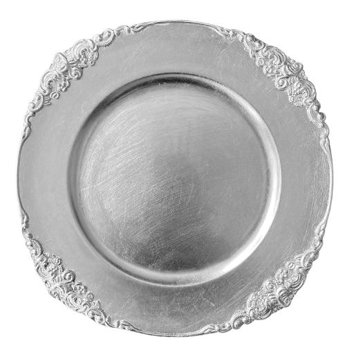 Vintage Silver Charger Plate