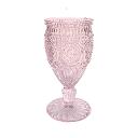 Pink Vintage Glass Goblet