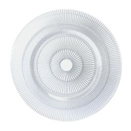 Ribbed Glass Charger Plate