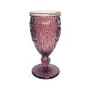 Plum Vintage Glass Goblet