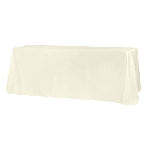 90"x156" - Ivory Table Linen