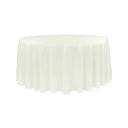 120" - Ivory Round Table Linen