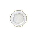 Gold Rimmed Clear Glass 8.5" Side Plate