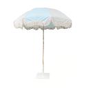 Blue/Cream Striped Umbrella