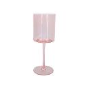 Modern Wine Glass - Pink