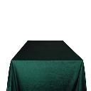 Green Rectangular Velvet Tablecloth