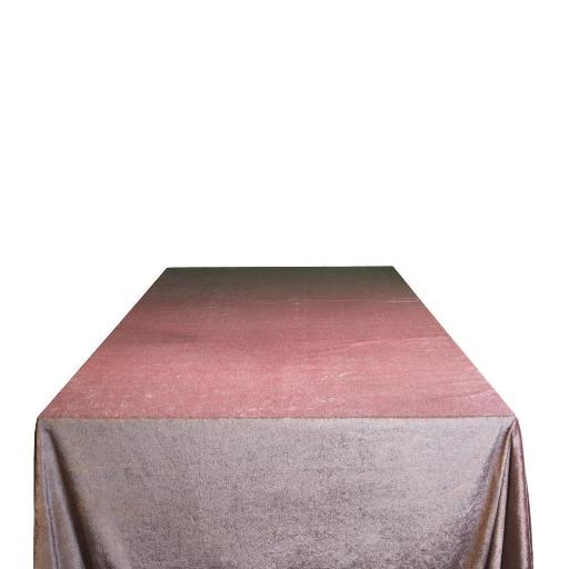 90"x156" - Mauve Rectangular Velvet Tablecloth