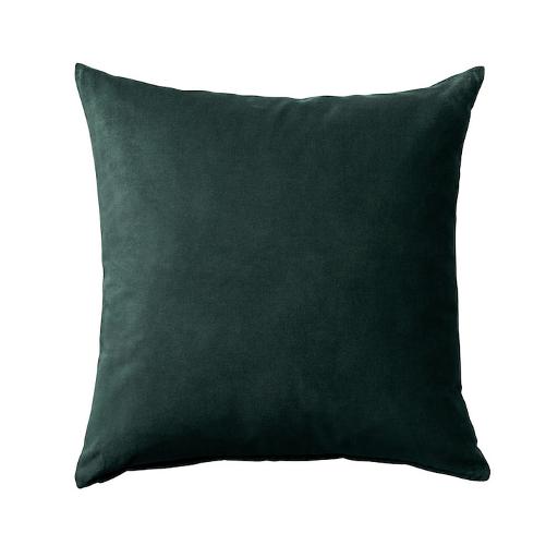 Velvet Cushion - Emerald