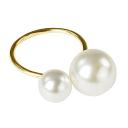 Gold Faux Pearl Napkin Ring