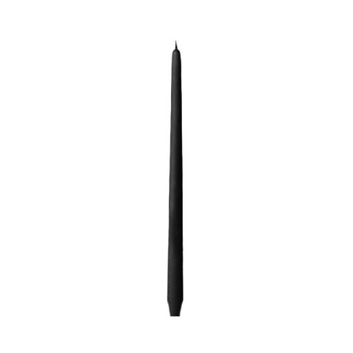12" Taper Candle - Black