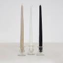 12" Taper Candle - Black