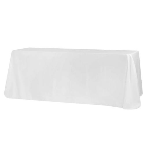 White Table Linen - 8ft