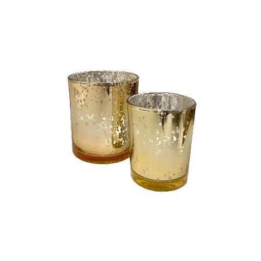 Gold Mercury Votive Set - Toronto Event Rentals - Nayos