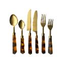 London Gold Tortoise Shell Handle Small Spoon