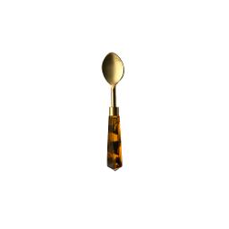 London Gold Tortoise Shell Handle Small Spoon
